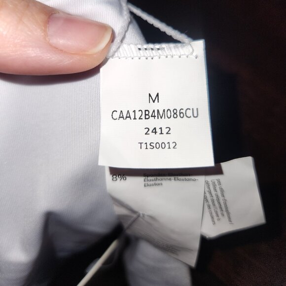 CUPSHE Two Piece Bikini Set Plunging Neck Blue White Pattern Size Medium NWT - Picture 8 of 11